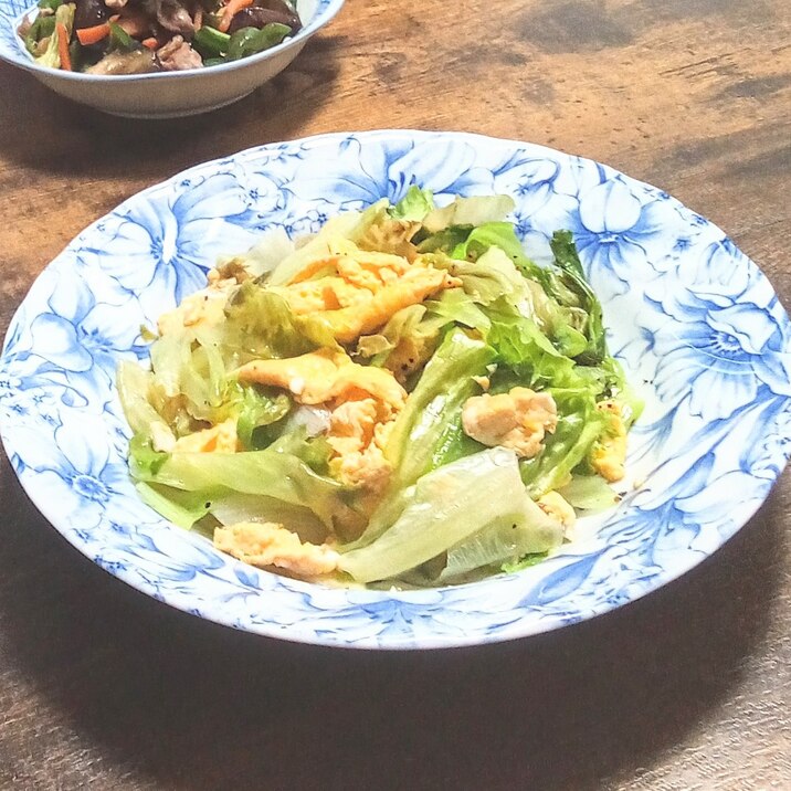 レタス玉子炒め〜超簡単〜